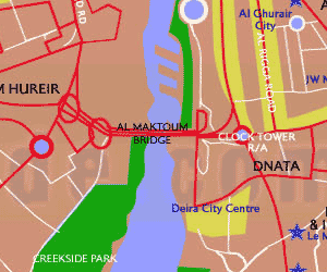 Emirates map of hotels